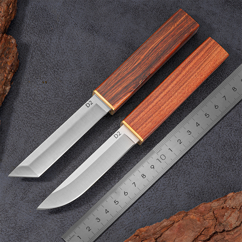 户外刀高硬度直刀双刀高硬度锋利小刀户外多功能便捷野外露营刀