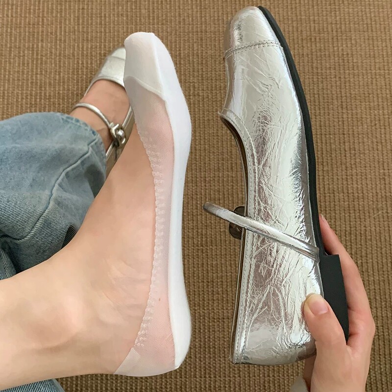 Women's cotton-soled non-slip low-cut invisible socks for summer, 2026 new model, thin style for single shoes