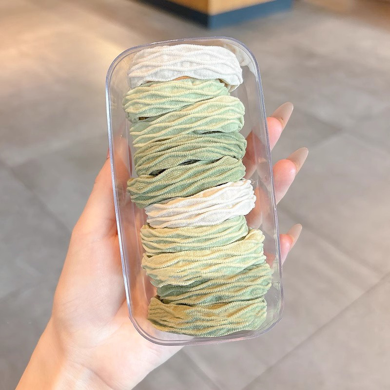 Coleteros de Alta Elasticidad, Estilo 2025, Bandas Elásticas para Mujer para Atar el Cabello, Coleteros Duraderos que No Tiraman del Cabello, Accesorios para el Cabello con Diadema.