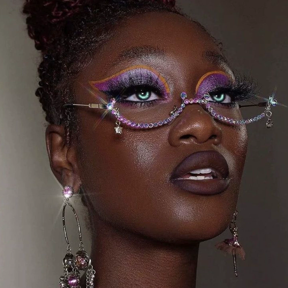 Внешняя торговля специальные горный хрусталь очки кадр высокого класса тяжелая промышленность нижняя половина кадра Метеор Подвеска очки кадр Уличная съемка декоративные очки