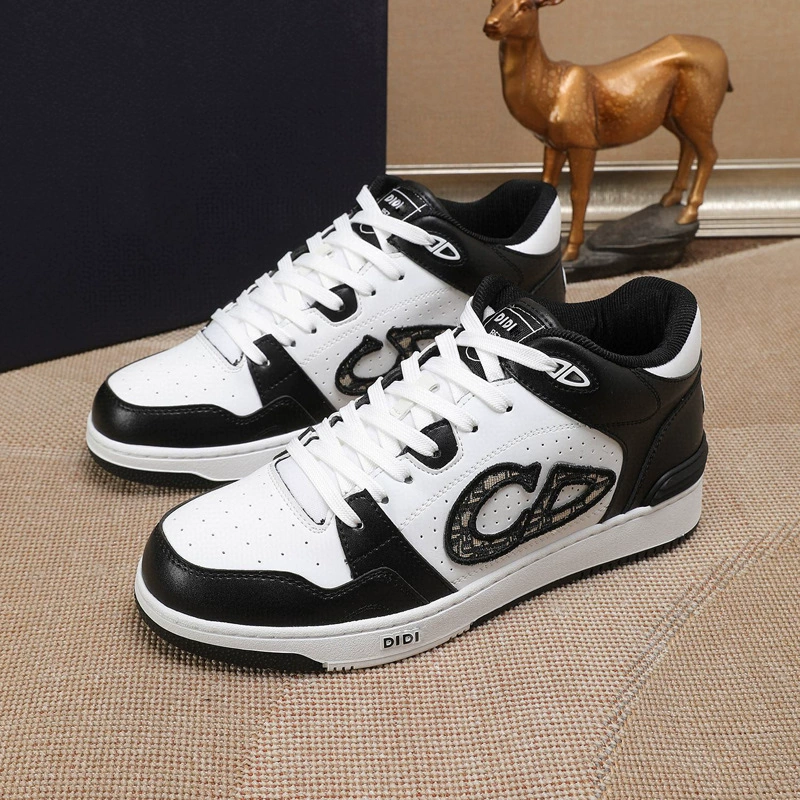 Европейская станция Высокая банда Спортивная обувь Мужская средняя банда 2024 Новая кожа высокого класса B57 модная повседневная обувь