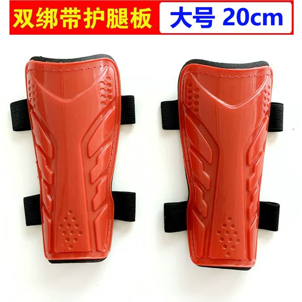 Adult large leg guard 20cm double row strap reinforcement cross-border leg guard knee guard student football guard