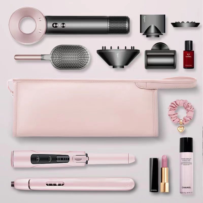Suitable for Curved Hair Dryers, Electric Hair Dryers, Strong Wind Power, Quick Drying, Fluffy Styling, Smooth Air Nozzle Accessories, Storage