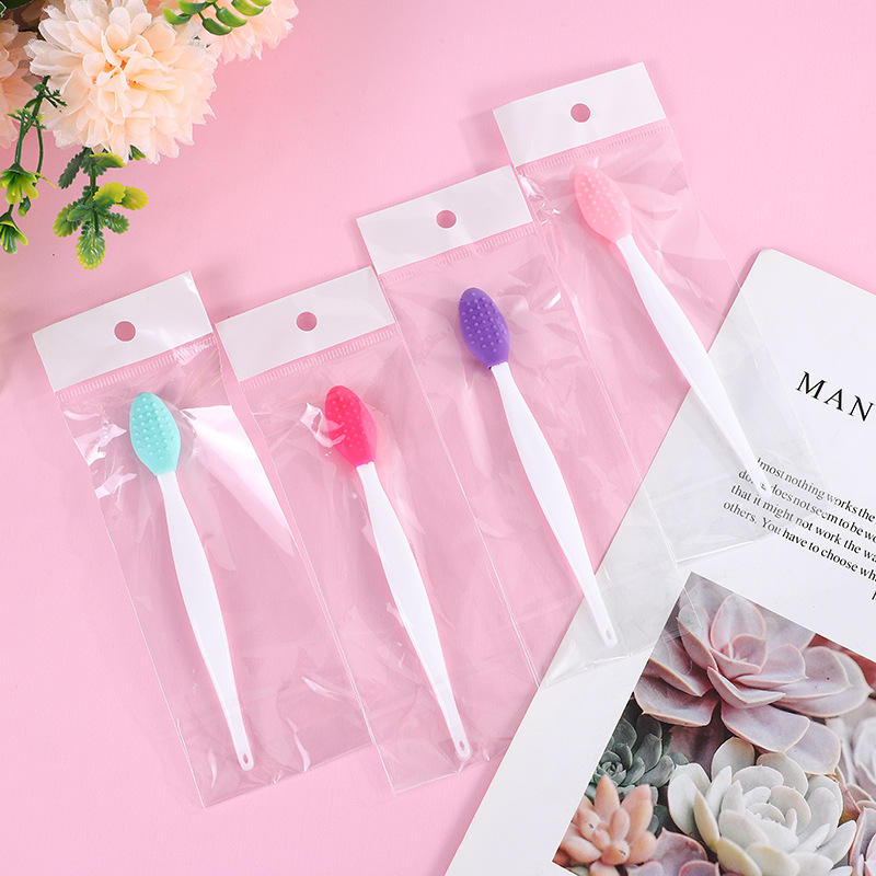 Cepillo de lavado nasal cepillo de espinillas cepillo de limpieza facial de doble cara TPE herramienta de belleza exfoliante de limpieza de espinillas multifuncional