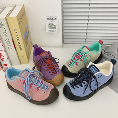 2024 Spring New Student Canvas Shoes for Women Street Style Influencer Live Streaming Clown Shoes Low Top Breathable Canvas Shoes Dropshipping