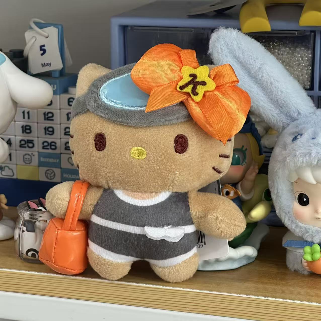 Amor hellokitty muñeca colgante llavero colgante bolsas de regalo bolsas de peluche lindo muñeca colgante lindo