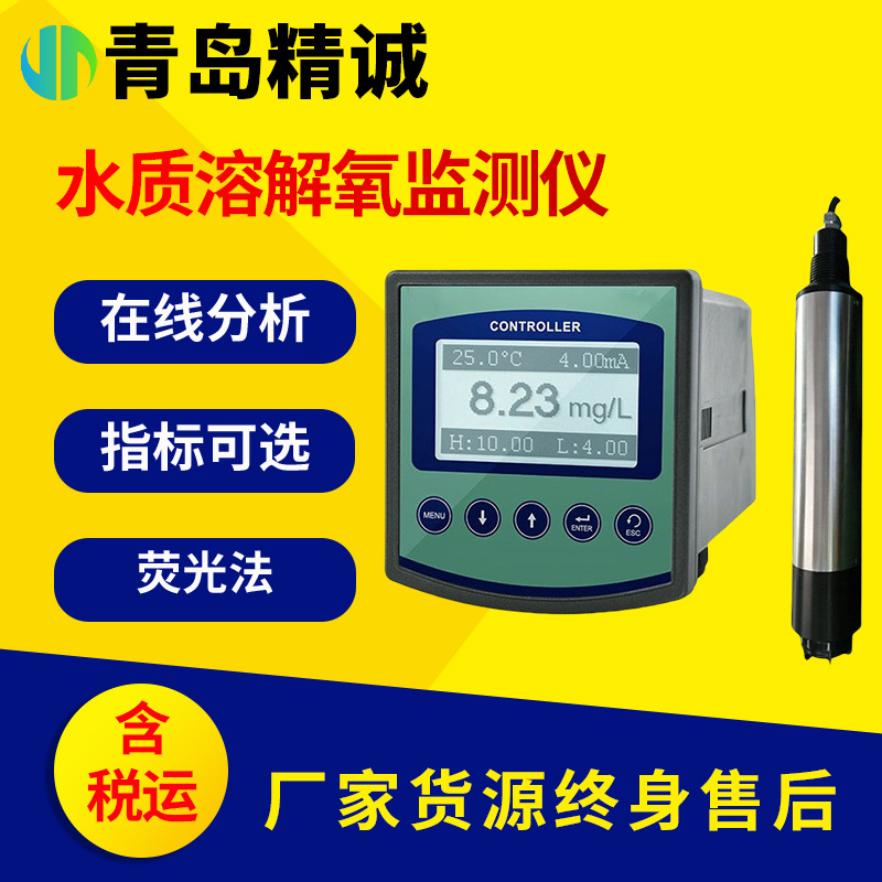 溶氧仪溶解氧传感器在线水质含氧量水质检测仪电极DO污水养殖