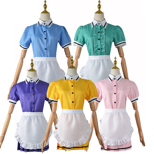 【】Training cafe tsundere Kanzaki Rizhao cos costume maid costume catering work cosplay costume