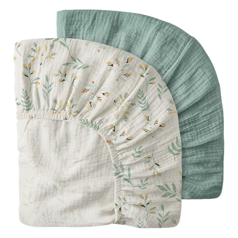 INS Amazon трансграничное популярное детское хлопковое Креповое покрывало, одно мягкое дышащее, подходящее для детской стандартной кровати