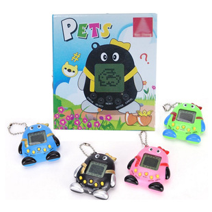 Penguin electronic pet machine handheld mini electronic pet with electronic miniature development game box game machine