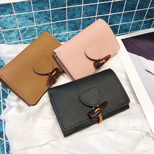 厂家批发2021新款韩版时尚牛角扣女士长款钱包手拿包卡包一件代发