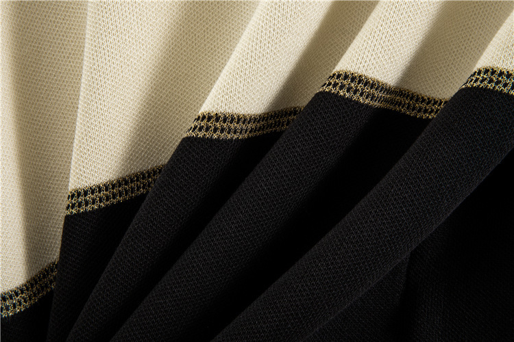 GraceChic Elegant Suit Collar For Women 2025 Spring And Autumn New Color Block Double-Breasted Knitted Top Wide-Leg Pants_voghion.com