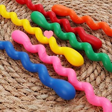 龙球螺旋气球螺丝加厚麻花长条生日派对酒吧KTV布置装饰