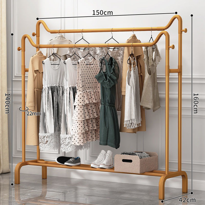 더블 폴 골드 150 코트 랙