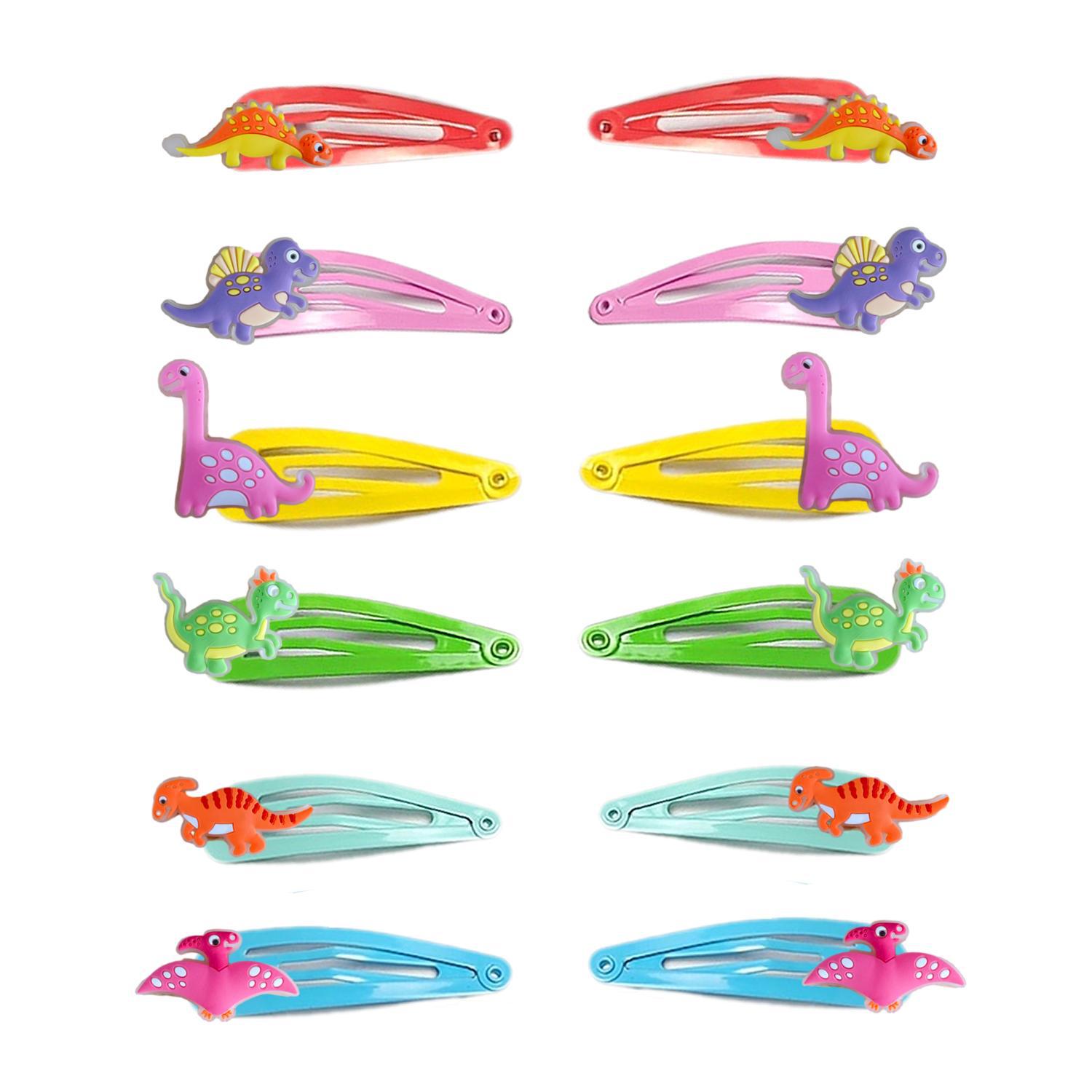 Fluorescent dinosaur bangs hairpin jewelry etsy side bangs clip cute childlike style cartoon girl hairpin headdress