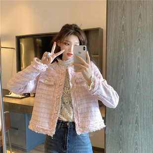 Chanel Style Coat Women's 2024 Autumn and Winter New French Style Design Sense Elegant Outer Wearing Long Sleeve Chic Short Top for Women