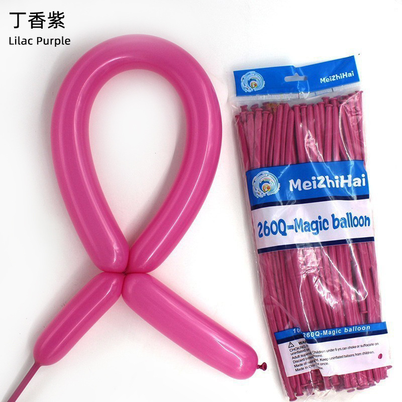 260 globo de decoración mágica de perla espesación de forma de globo trenzado parque empuje globo de juguete para niños