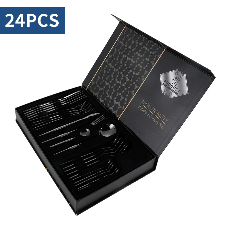 블랙 [24 장 세트] 플립