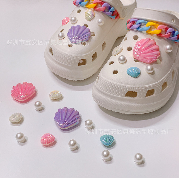 K38-shell 진주 컬러 체인 세트 (신발 제외)