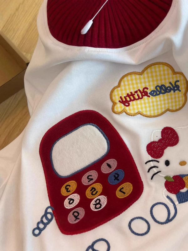 ヘビー刺繍ピュアコットンコントラストホワイト半袖Tシャツレディースゆったり万能夏香港風シックな半袖トップス|undefined