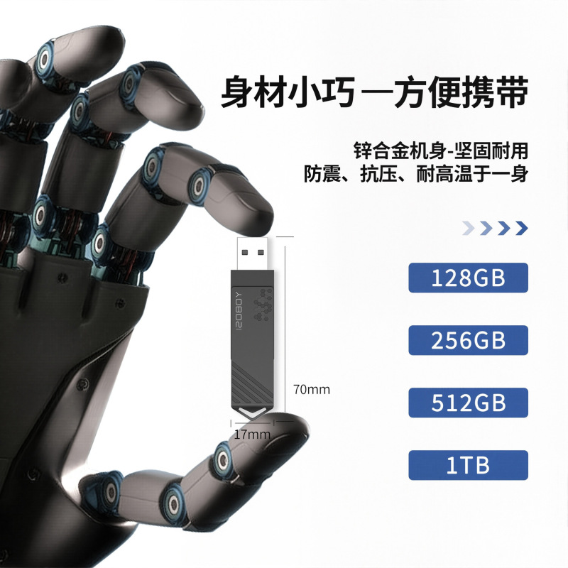 typec高速USSD固态u盘512g大容量手机电脑两用旋转优盘1tb闪存盘|undefined