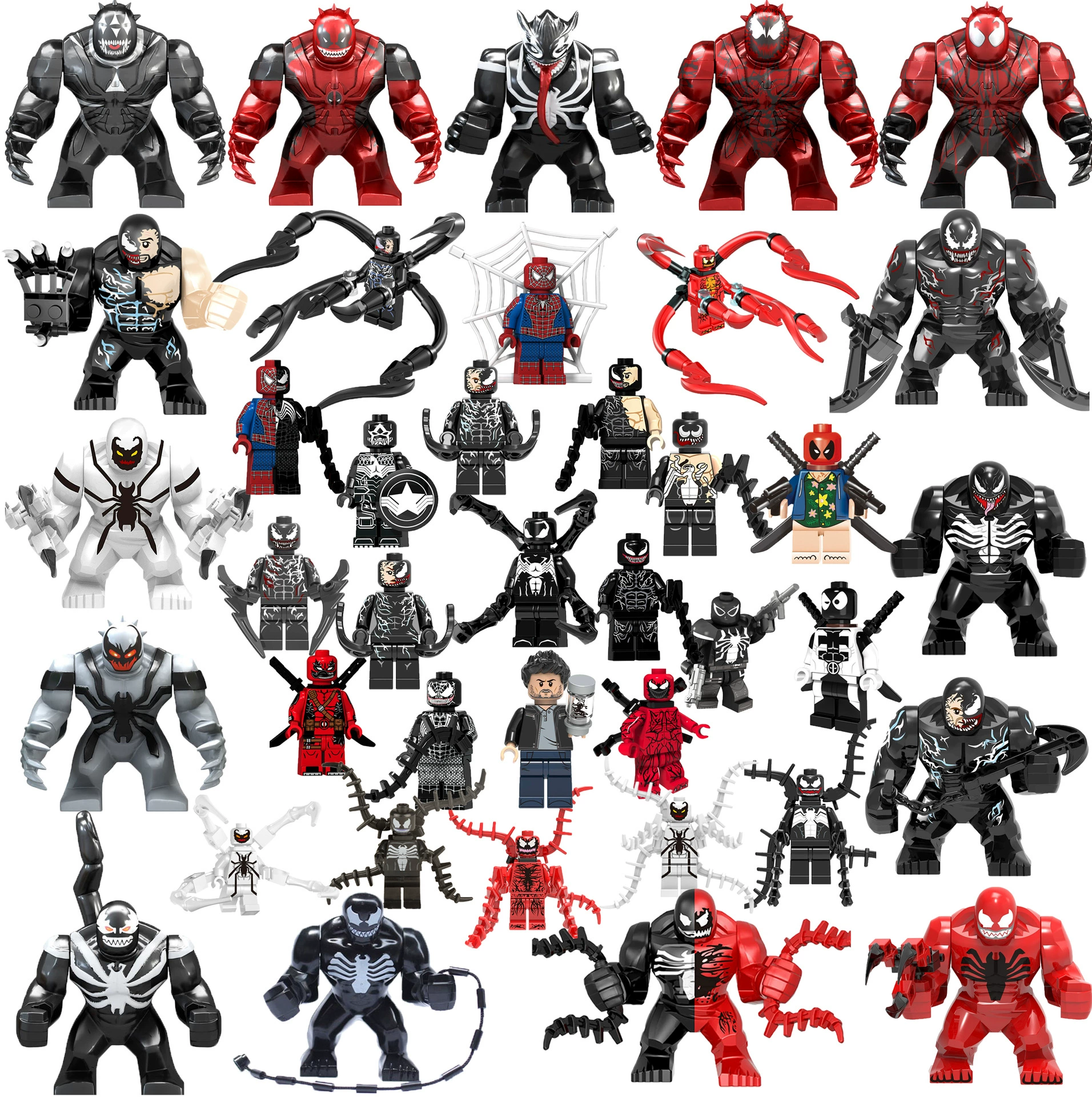 Конструктор с минифигурами, герои для мальчиков, игрушка, Marvel