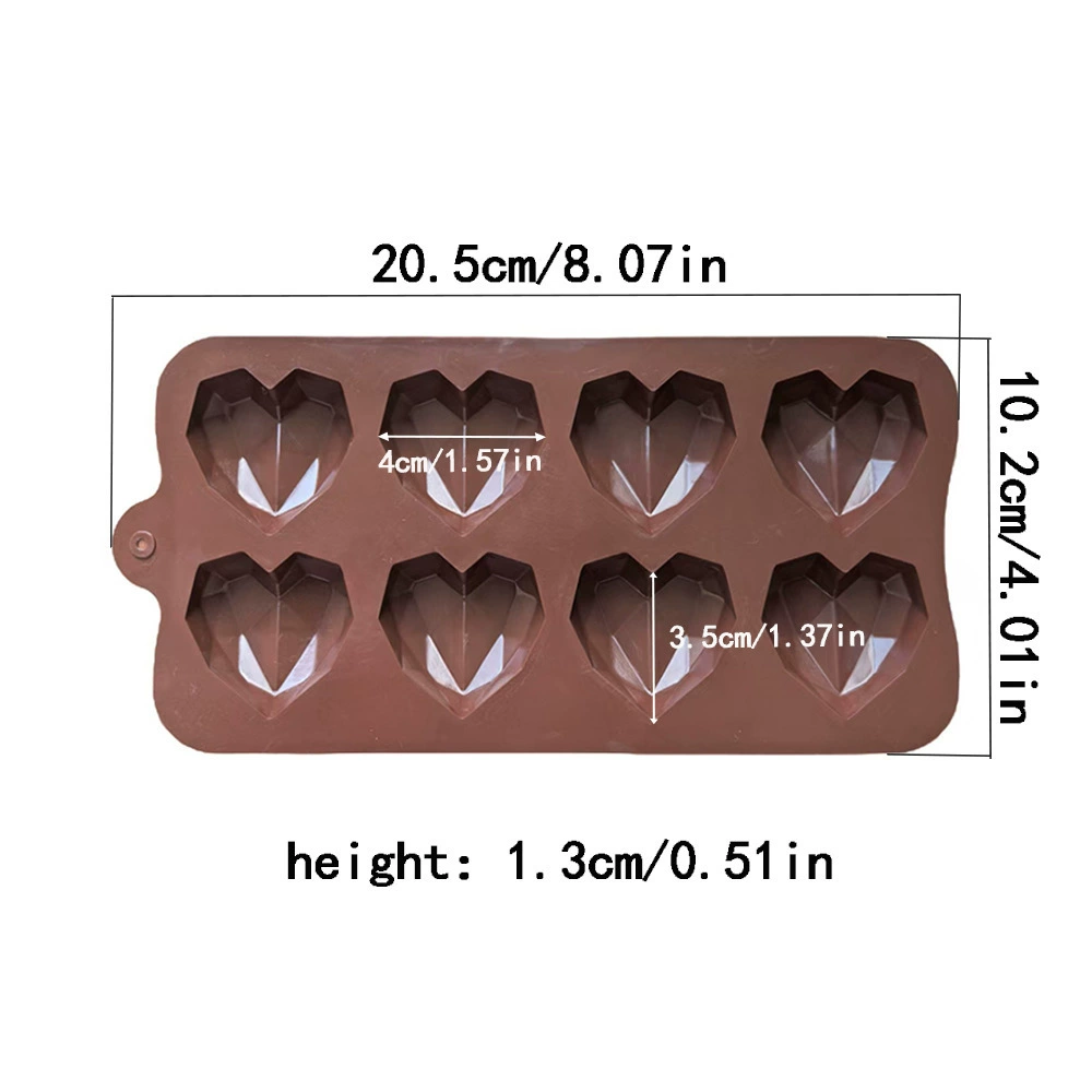 Десерт из шоколада 8 Lian Diamond Love 110 Candy Pudding Dessert Dessert Cake Decoration Plug -in Kitchen Baking