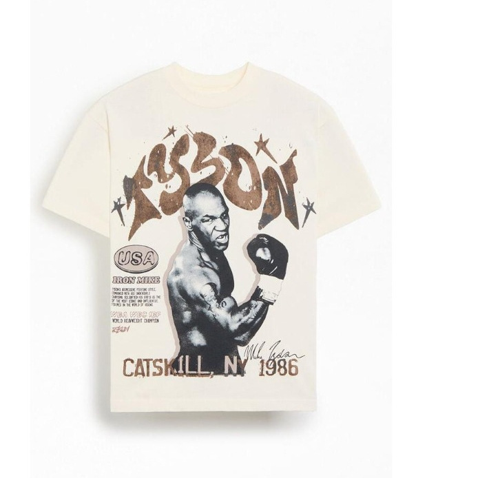 Pacsun Men's Mike Tyson Wavey T-Shirt Multicolortrendy Cloth Pacsun Men's Mike Tyson Wavey T-Shirt Multicolortrendy Cloth