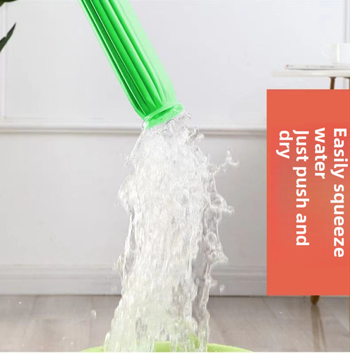 New hand-washing, self-twisting rotating mop, wet and dry, household, one-second squeeze, large, water-absorbing, super decontamination