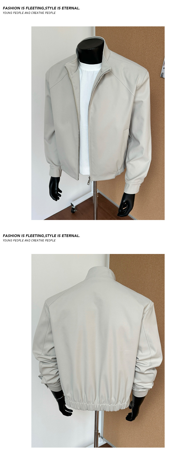 Cleanfit Men's Three-proof Workwear Jacket, Stylish Spring Style_voghion.com