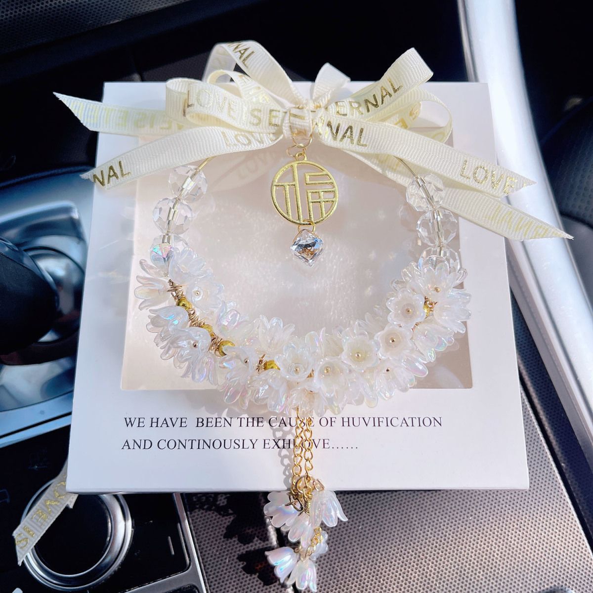 Fu Zi Car Pendant Suzuki Orchid Car Rearview Mirror Hanging Internet Celebrity Car Hanging Pendant Women's Car Decoration
