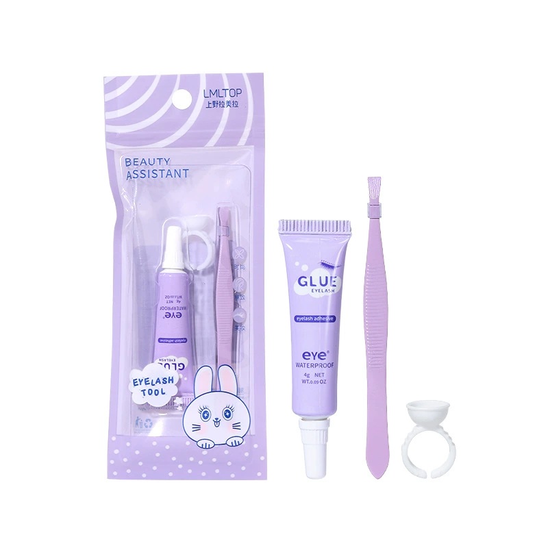 False eyelashes LMLTOP — individual clusters & set styles, assorted tools and glue options