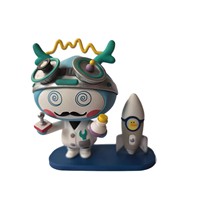 宇航员注塑手办潮流玩具塑胶PVC盲盒搪胶树脂生产公仔摆件