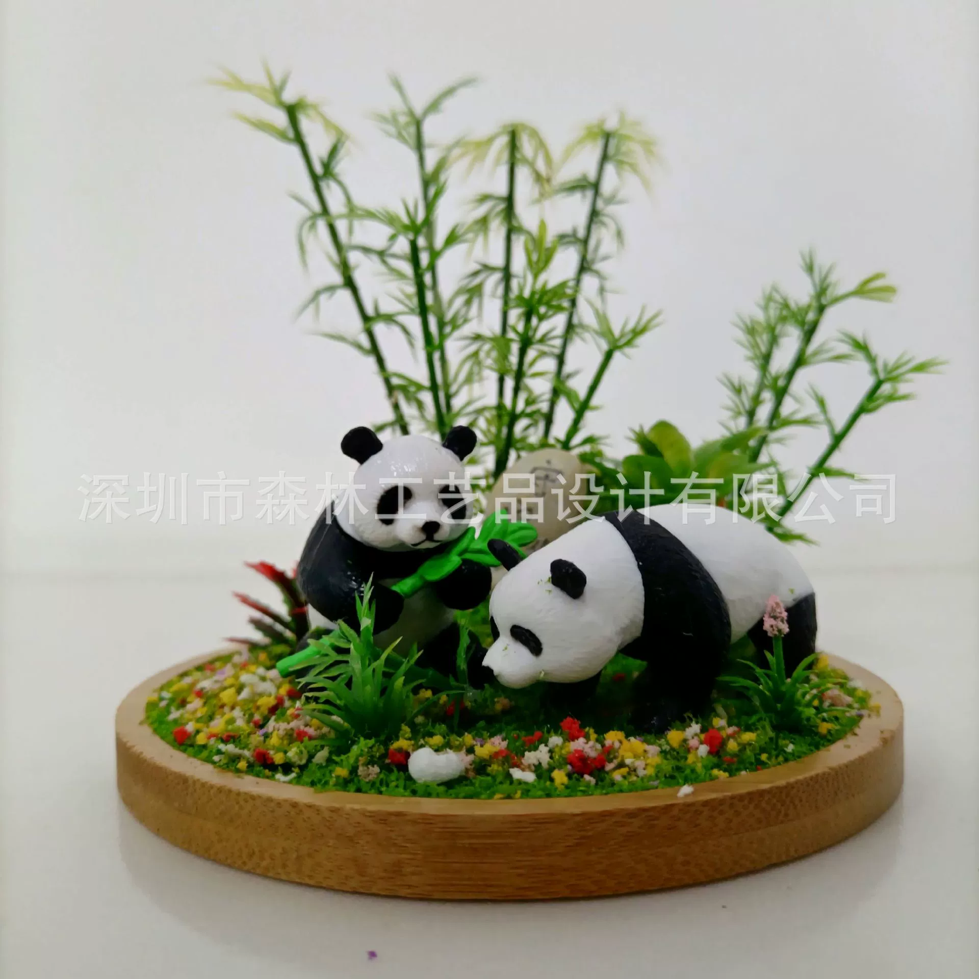 Креативная чистая красная панда DIY Guardian микро сцена ручной работы пакет материалов детский подарок украшение рабочего стола