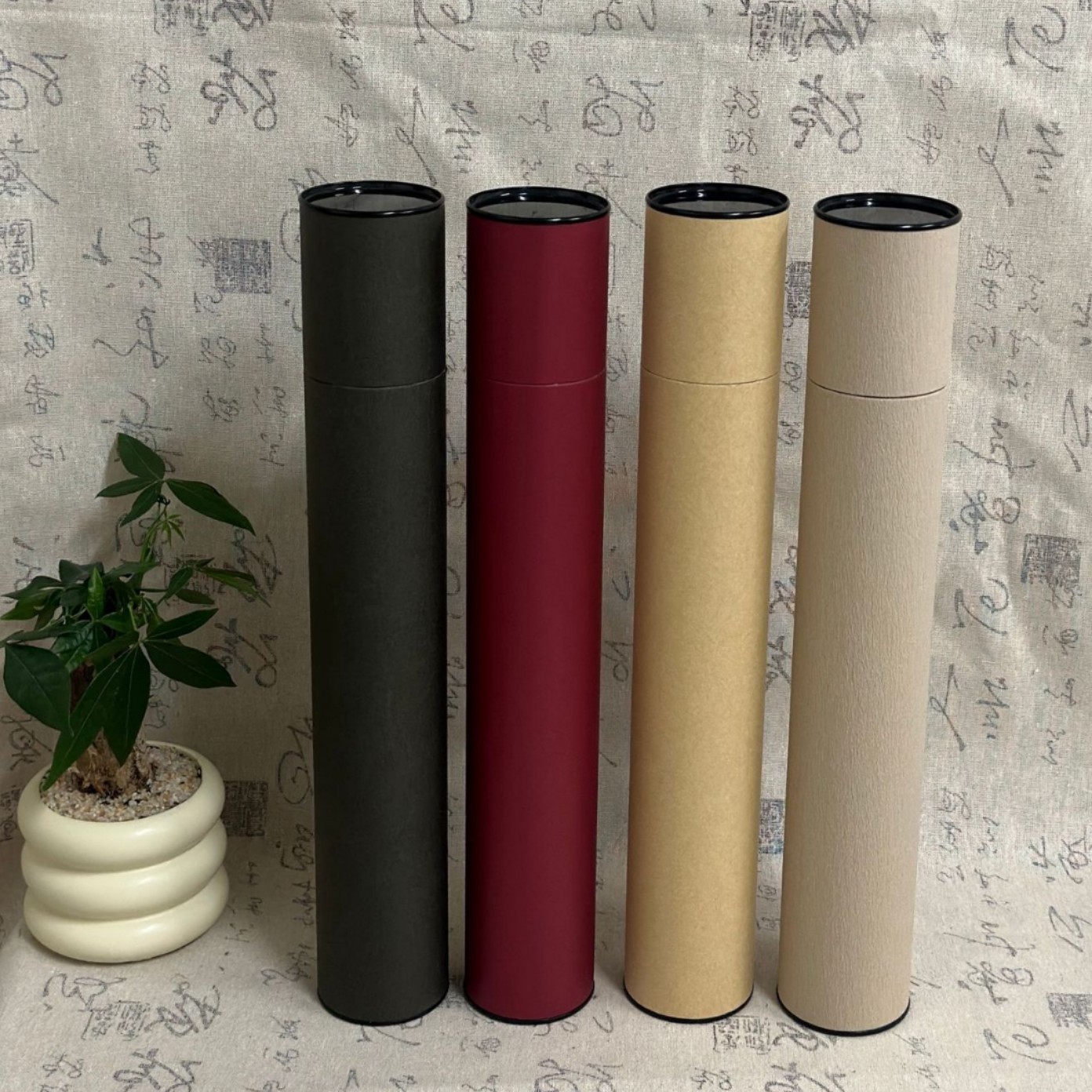 装39.5cm香的空白罐  300克纸筒纸罐  通用款现货