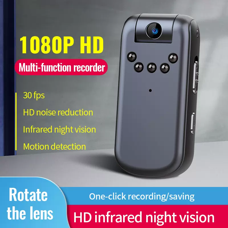 厂家跨境新品V13夜视学习录音器mp3ai智能专业高清降噪1080P录音