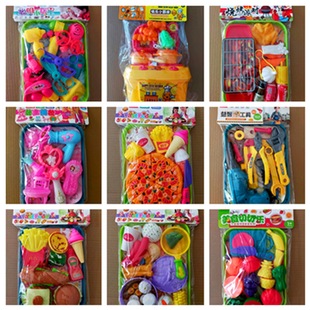 Wholesale children's play simulation kitchen cut fun toy girls cooking rice cut fruit cooking set hot sale
