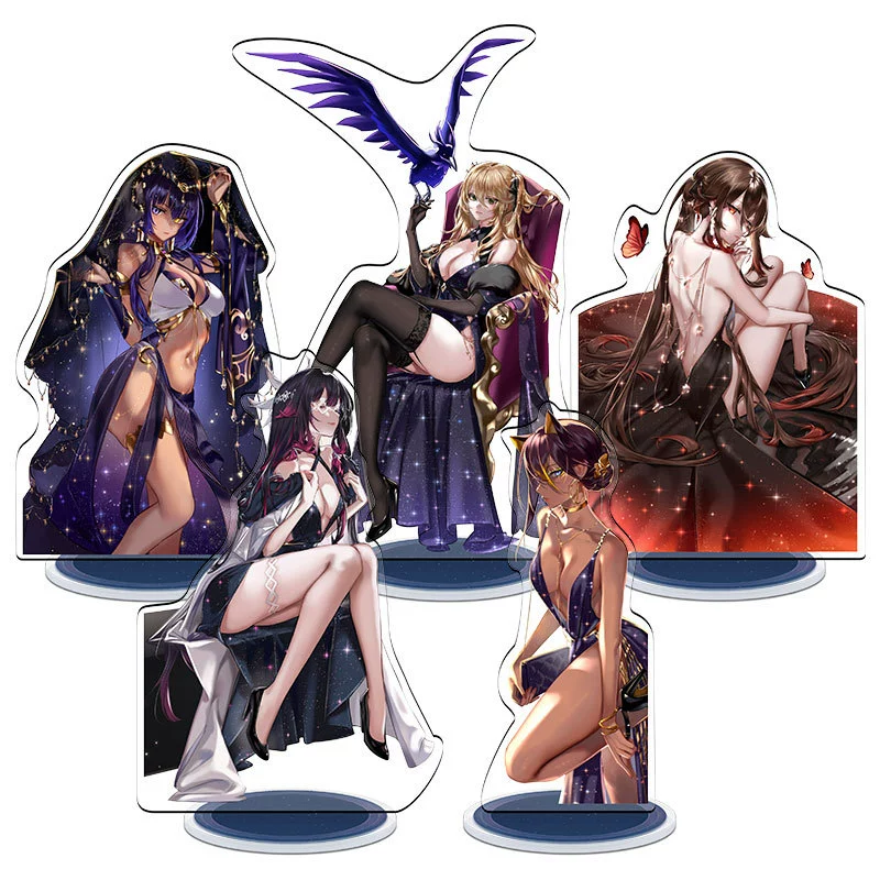 Акриловая подставка для фигурок, Genshin Impact Nilou и Shenhe, двусторонняя HD‑печать, 16–21 см