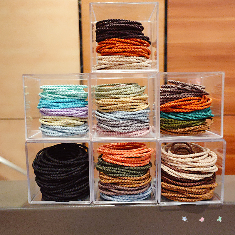 Elastic durable hair rope
