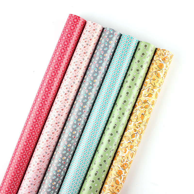 Papel de regalo floral pequeño, papel de regalo, papel tapiz, papel de fondo, bolsa DIY, cubierta de libro, papel, recuerdo de papel al por mayor