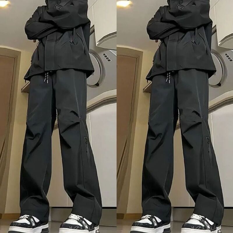 Mountaineering American-Style Summer Thin Cargo Pants Outdoor Waterproof Functional Trendy Casual Loose Long Pants