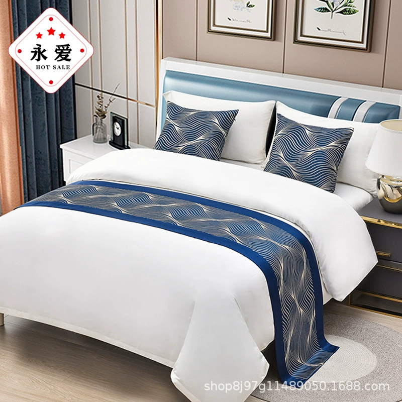 Bed Towel Luxury Hotel Hotel bedding Furnishing Best Best Bed Banner European Simple Light luxury bed cover