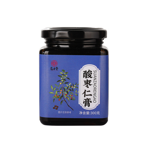 Sour Jujube Kernel Paste can be mixed with Shanzha Paste and consumed with Lilac and Poria. Jujube Kernel Calming Paste 300g is a ready-to-eat herbal formula.