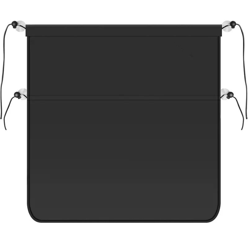 Cross-border Hot Sale Car Sunshade Curtain Side Window Privacy Sun Protection Shading Heat Insulation Sucker Car Curtain Car Interior Heat Insulation Curtain