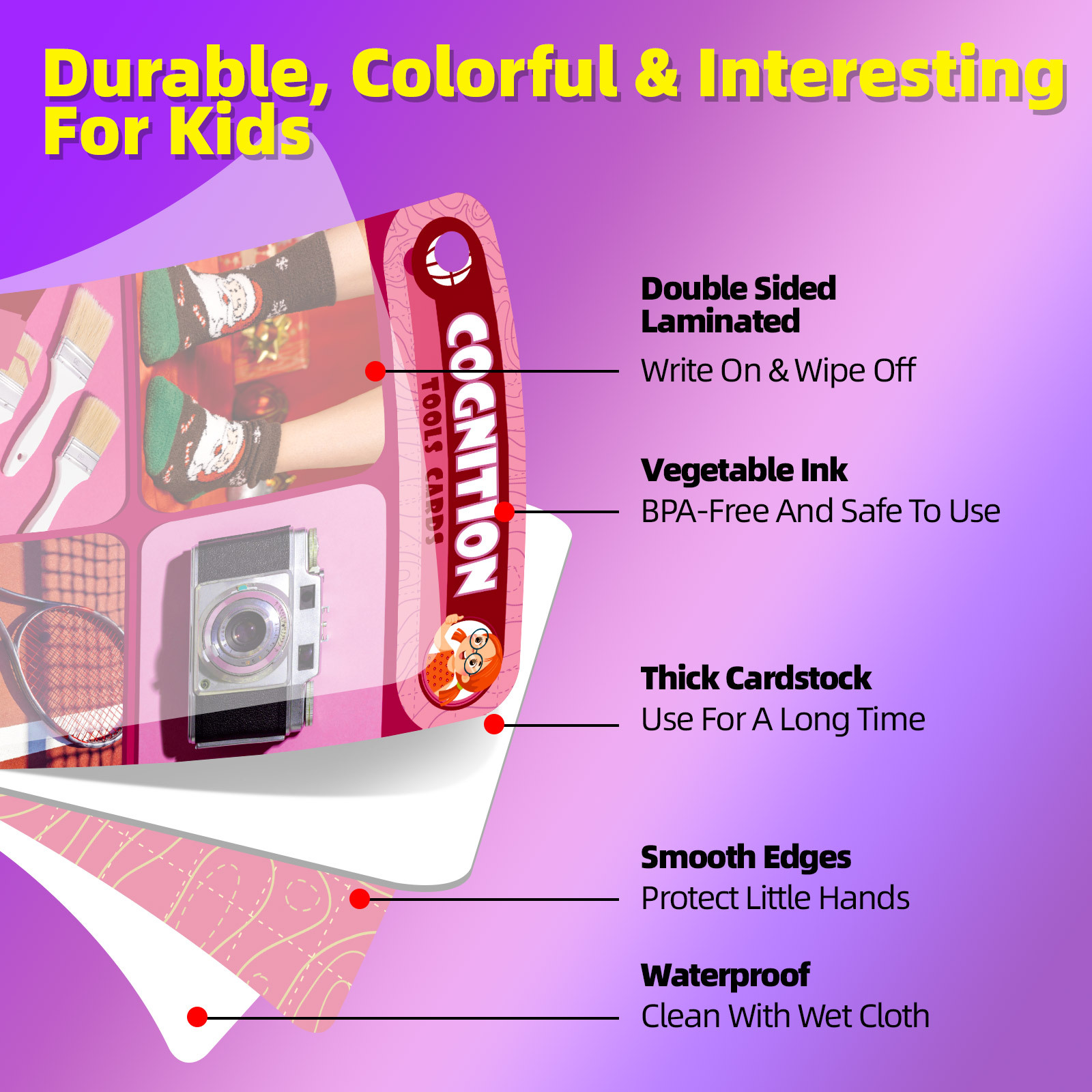 Educational Object Recognition Cards For Kids And Toddlers_voghion.com