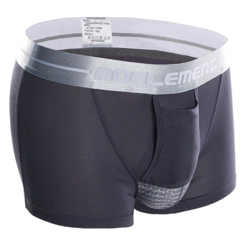 Spermatic Cord Bullet Separated Scrotum Shapes Men's Underwear Men's Vein Underwear Pants Pocket Pocket Cropped Boxers Head