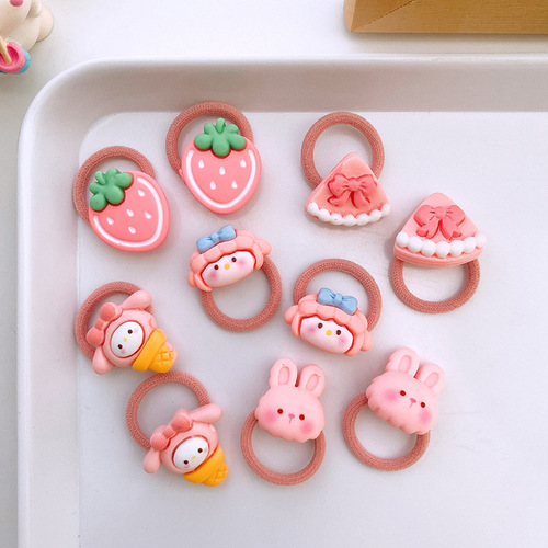 Pet Hairband 1.5cm Non-Hair-Damaging Rope Cat Hair Tie Dog Hair Accessory Teddy Yorkshire Terrier Maltese Accessory