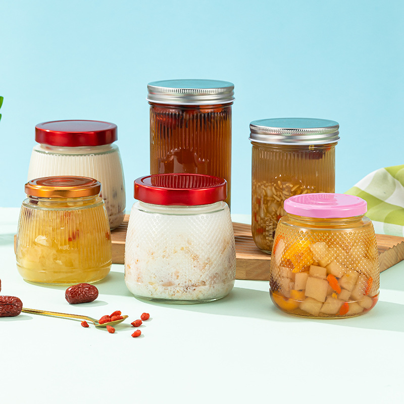 燕窝分装瓶新鲜炖品花胶玻璃瓶鱼胶奶冻空瓶可蒸煮桃胶雪燕食品密