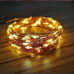 USB Port Copper Wire Light String Atmospheric Glow Small Colorful Lights String Ornament Shop Window Green Plant Decor Atmospheric Light String