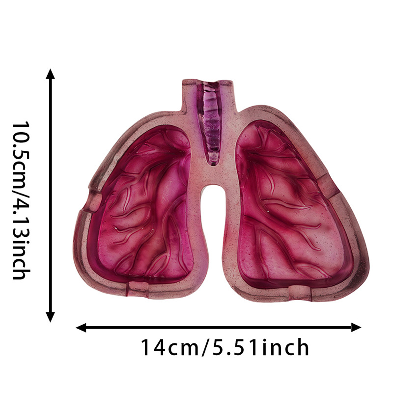  New Product Human Lung Shape Resin Ashtray Home Living Room Desktop Decoration Creative Ornament